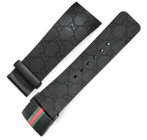 gucci women's watch leather band|authentic gucci rubber watch bands.